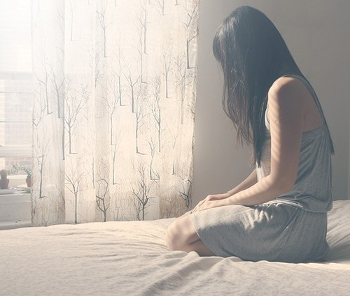 伤心的女孩用图片说话3