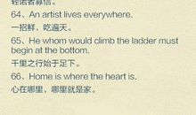 中学英语名言警句