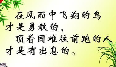 努力工作的英语名言