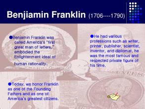 富兰克林英文名言