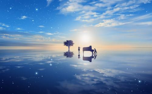 10.有笑话，每个人都一起笑；有游戏，每个人在一起玩得开心；有足球，每个人都在一起玩，有篮球，每个人都在一起玩。所有这些都是关于分享幸福的，也许幸福是如此简单。