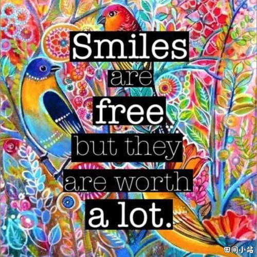 微笑的英文报价