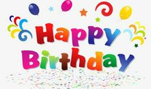 生日快乐的英文