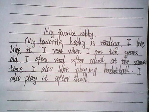 美丽的英语作文句子