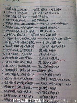 高中课文中的经典句子