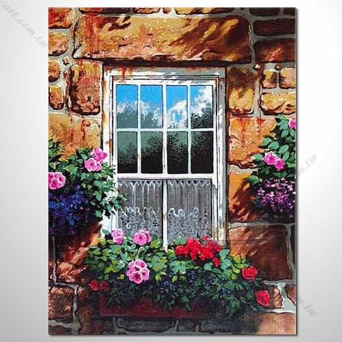 描述窗外风景的句子