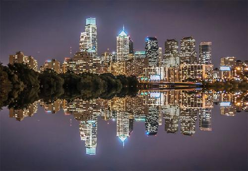 描述城市建筑物的句子