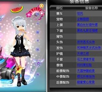 qq飞车名字女生英语