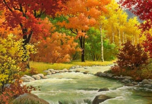 描述深秋早晨的句子