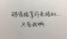 龙族里面的经典句子