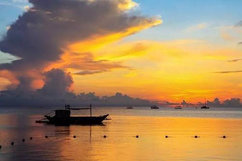 赞美日落的诗句