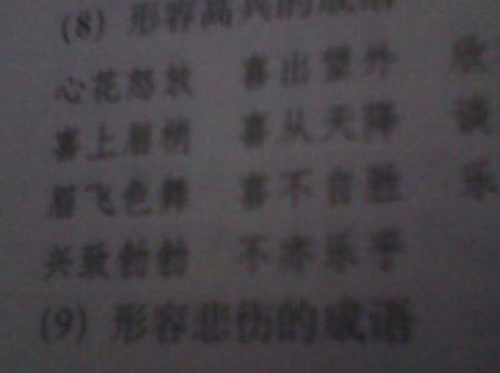 形容心情的成语