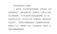 描写家的英文句子