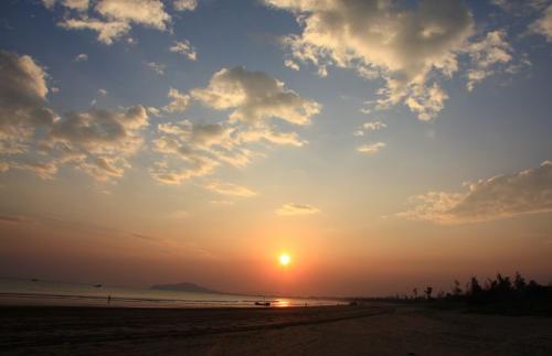 美丽的日落句子