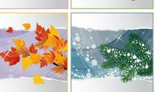 描写四季的美段