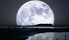 描写月亮圆的句子