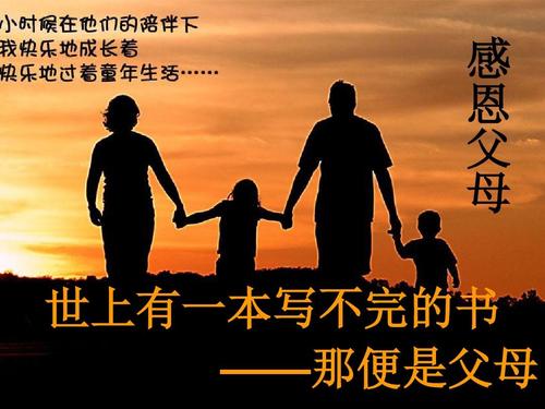 回报父母亲情的诗