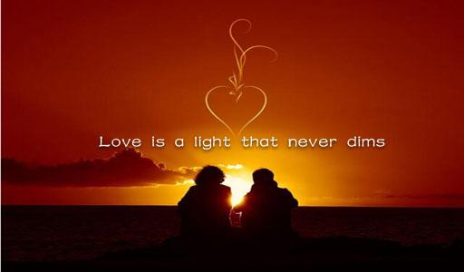 与爱相关的英语句子