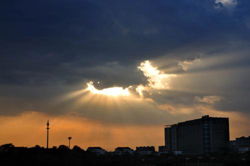 描述天气的句子