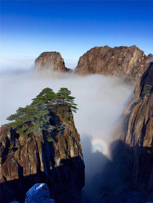 描述黄山风景的句子