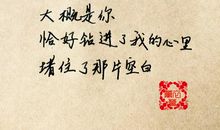 表达爱情的句子大全