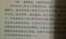 名著中的经典段落