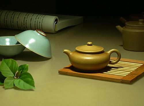 品尝茶的句子