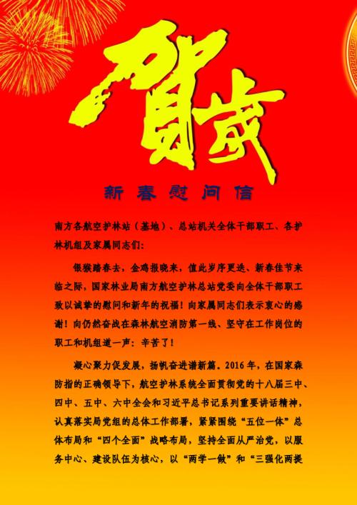 2017年春节慰问电