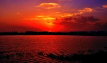 描写夕阳的词语