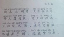 关于月光的诗句