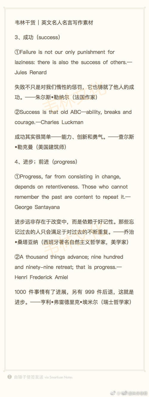 英语作文中的名言