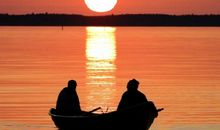 关于落日的比喻句