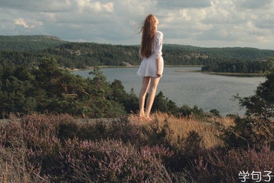 最美的句子和图片：有点想念，像水一样