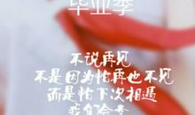 抖音小学毕业句子