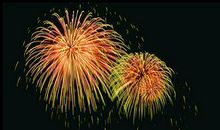 描写烟花的比喻句