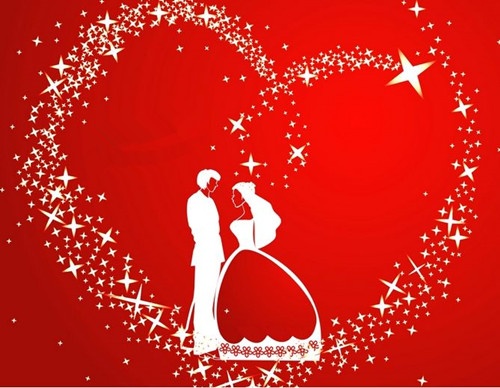 新婚夫妇的问候