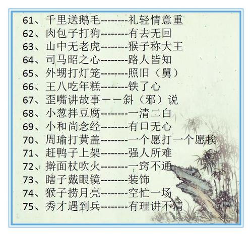 20寓言的正能量