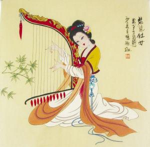 赞美古典美女的句子