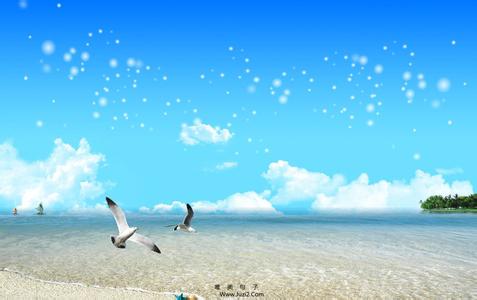 用比喻形容大海