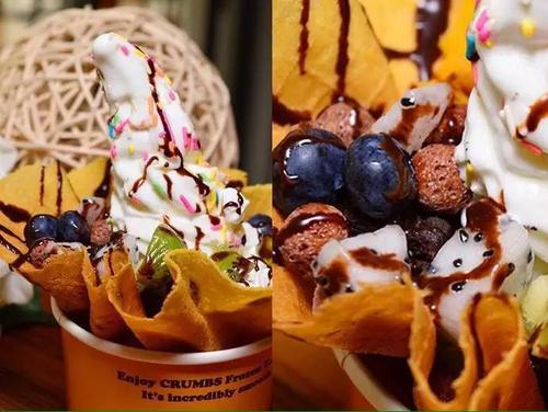 描述冰淇淋的句子