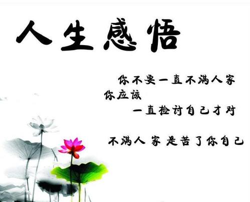 50条经典人生语录