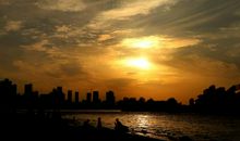 描写黄昏的比喻句