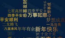 成语生日祝福语