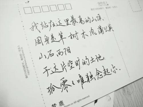 简单的爱情文学句谈心情