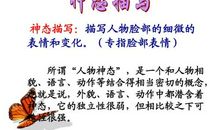 神态描写比喻句