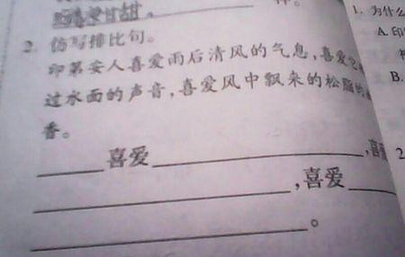 常见的平行句子