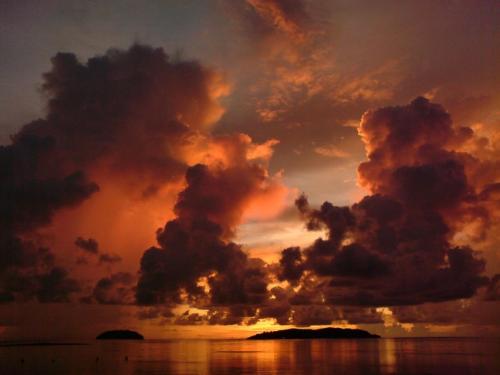 关于燃烧云的谚语