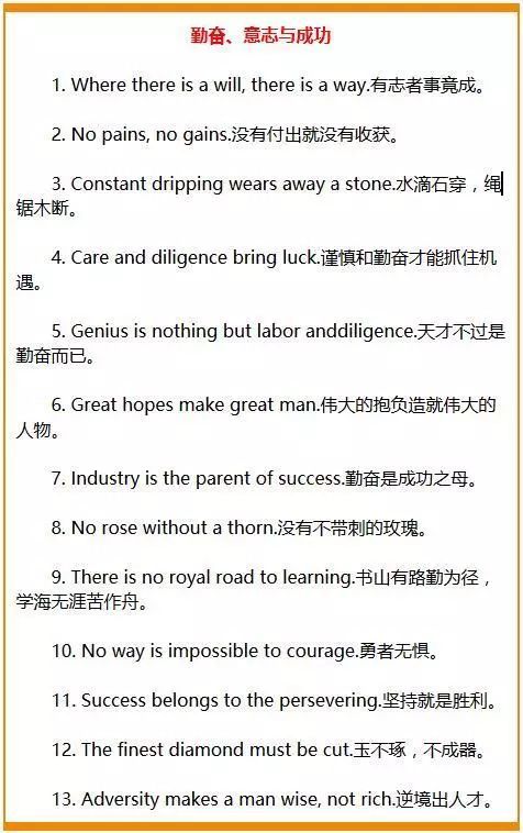 关于责任的英语谚语