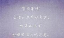 关于难忘的事的句子