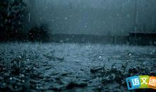 下暴雨句子